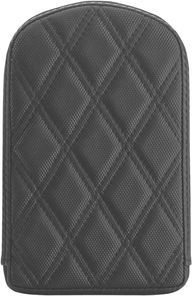 SADDLEMEN 0822-0483 Sissy Bar Pad - Lattice Stitched - Black - Universal