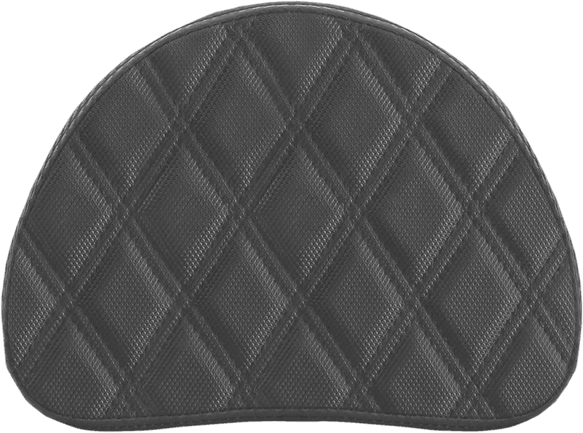SADDLEMEN 0822-0484 Sissy Bar Pad - Lattice Stitched - Black - Universal