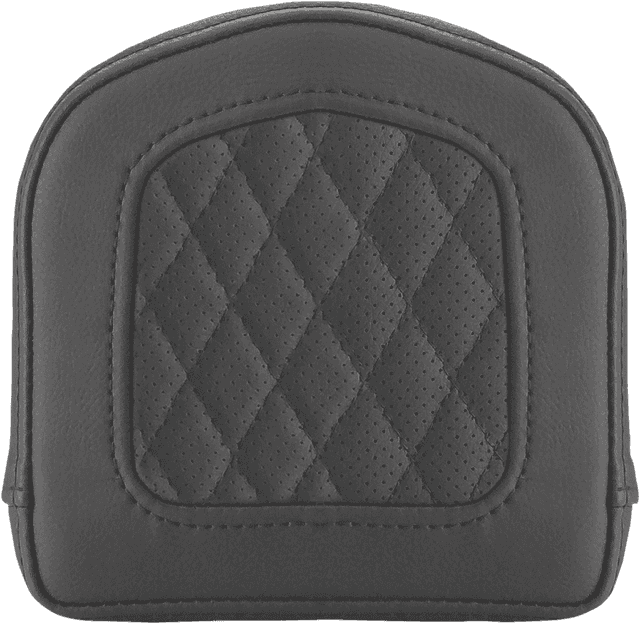 SADDLEMEN 0822-0485 Sissy Bar Pad - Lattice Stitched - Black - Universal