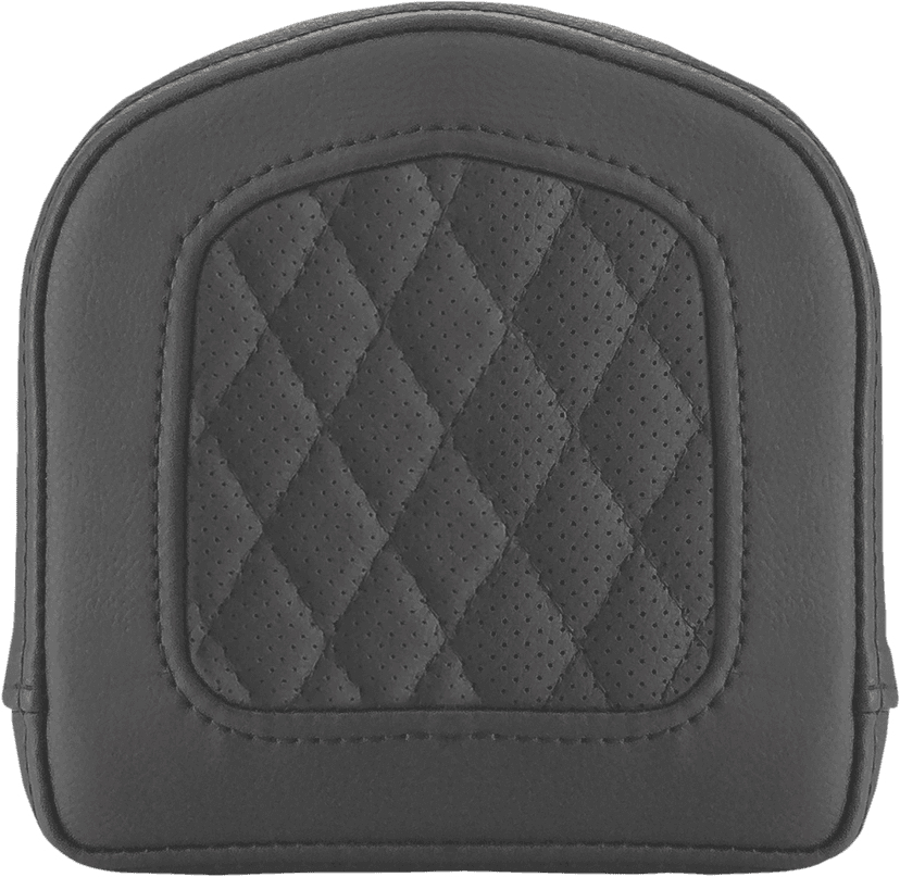 SADDLEMEN 0822-0485 Sissy Bar Pad - Lattice Stitched - Black - Universal