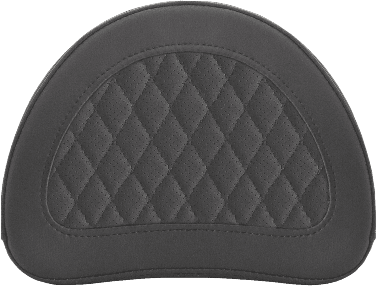 SADDLEMEN 0822-0488 Sissy Bar Pad - Lattice Stitched - Black - Universal