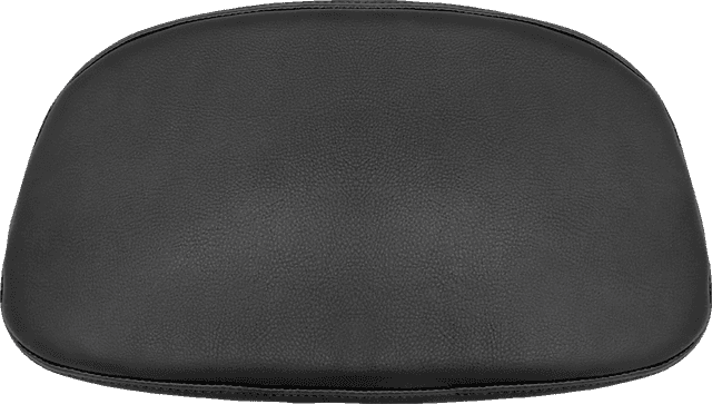 SADDLEMEN 0822-0500 Chopped Tour Pak Cover - RoadSofa™ - Black w/ Black Stitching - FL '08-'22