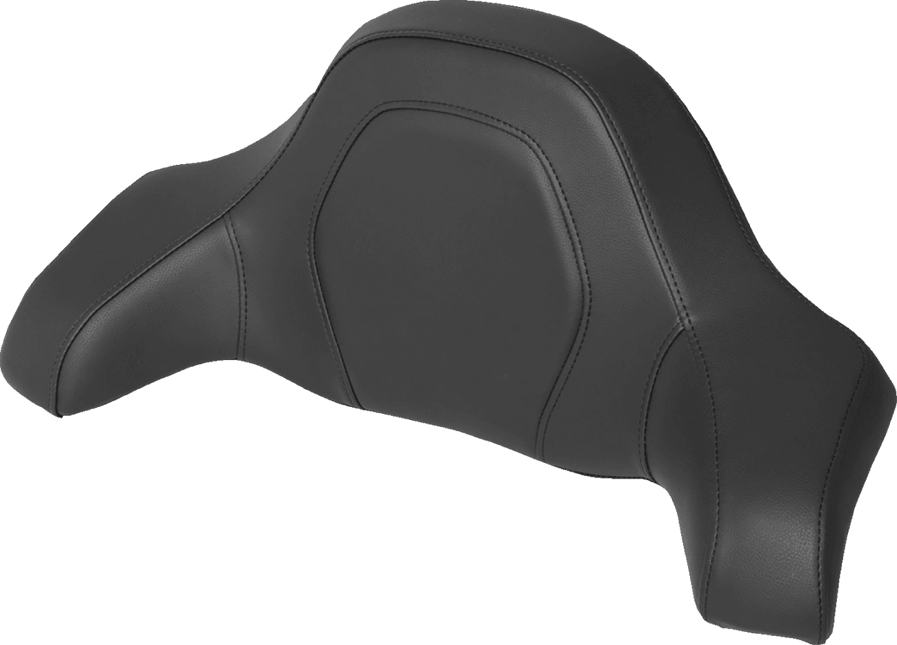 SADDLEMEN 0822-0505 Passenger Backrest/Trunk Pad - Black w/ Black Stitching - GL1800 '18-'20