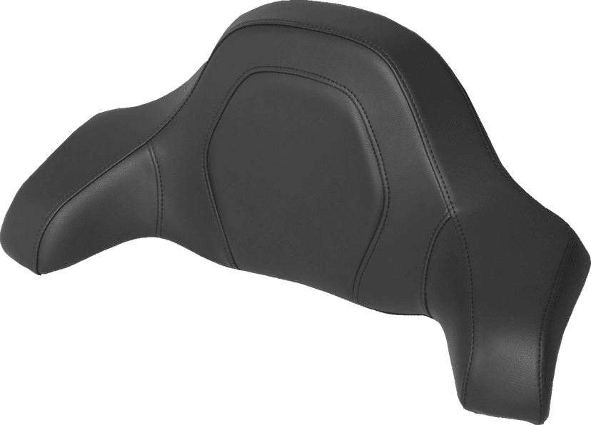 SADDLEMEN 0822-0505 Passenger Backrest/Trunk Pad - Black w/ Black Stitching - GL1800 '18-'20