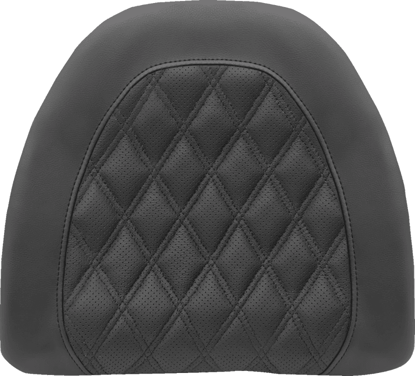 SADDLEMEN 0822-0509 Tour-Pak® Backrest Pad Cover - Lattice Stitched - Black
