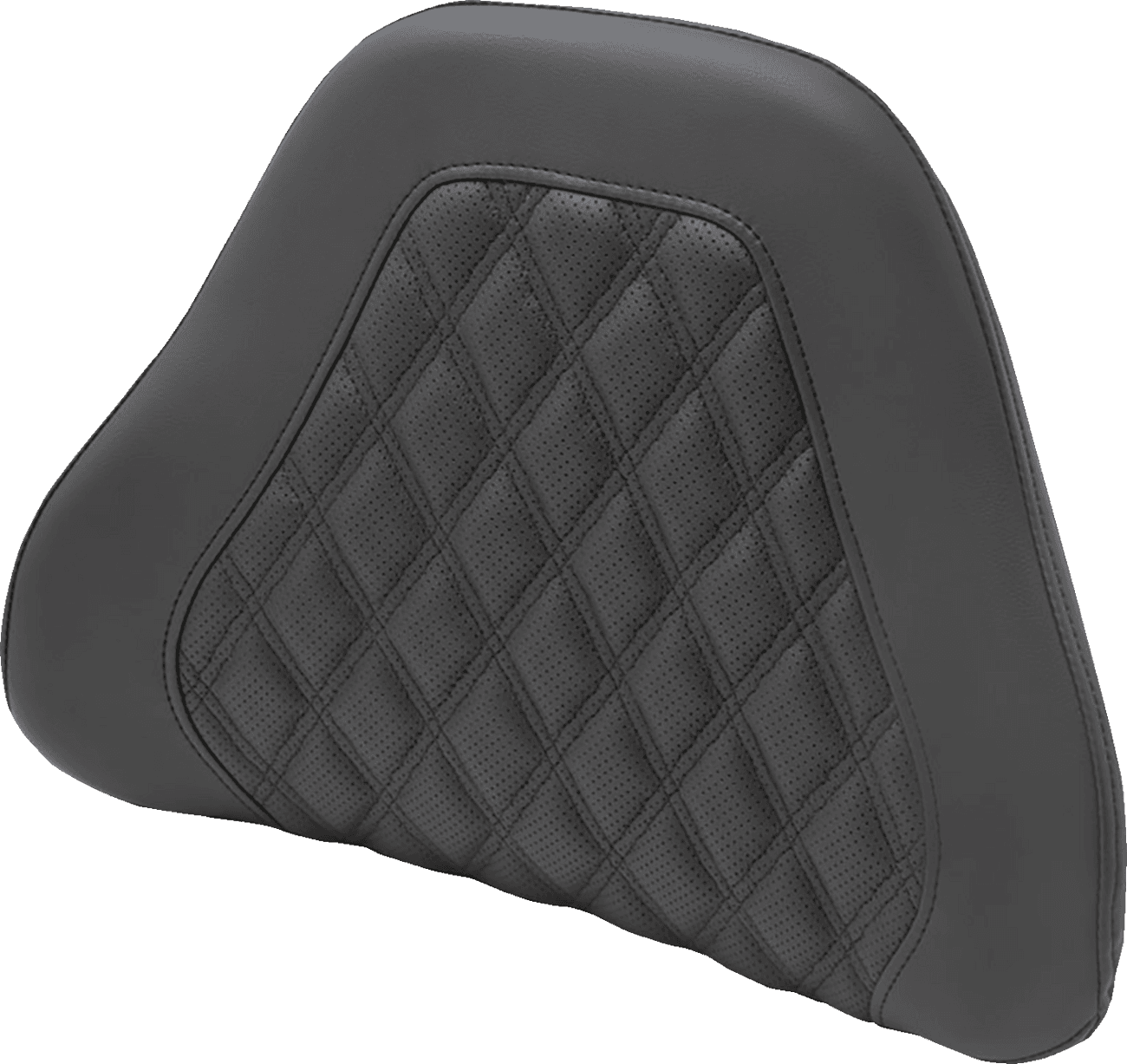 SADDLEMEN 0822-0510 Tour-Pak® Backrest Pad Cover - Lattice Stitched - Black