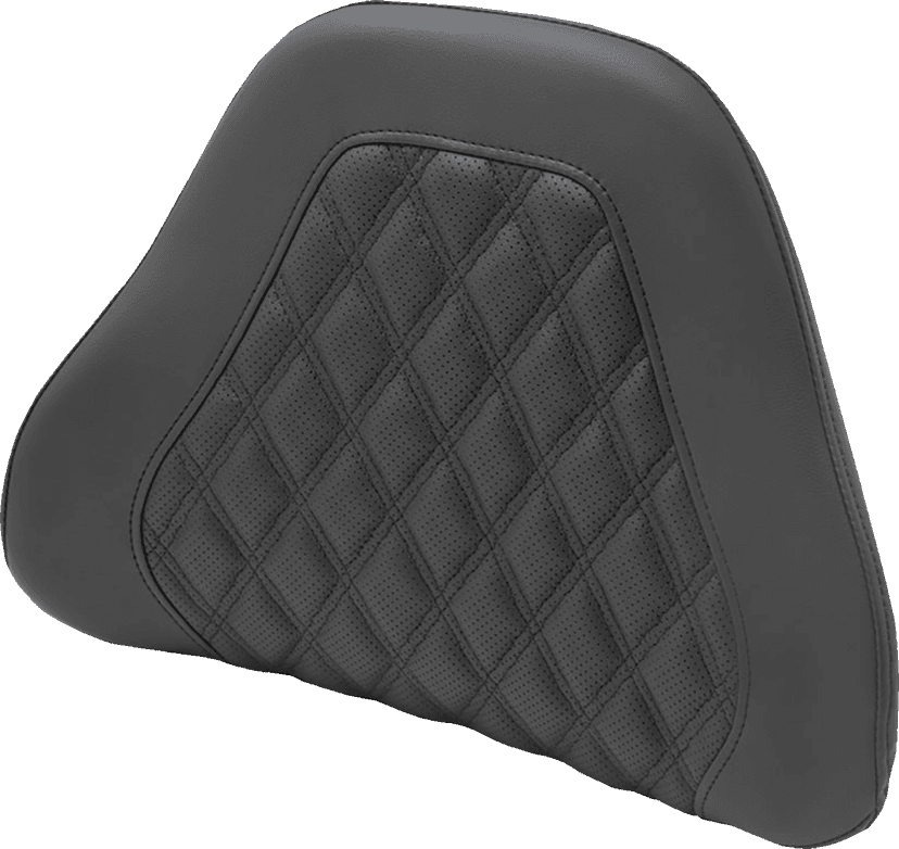 SADDLEMEN 0822-0510 Tour-Pak® Backrest Pad Cover - Lattice Stitched - Black
