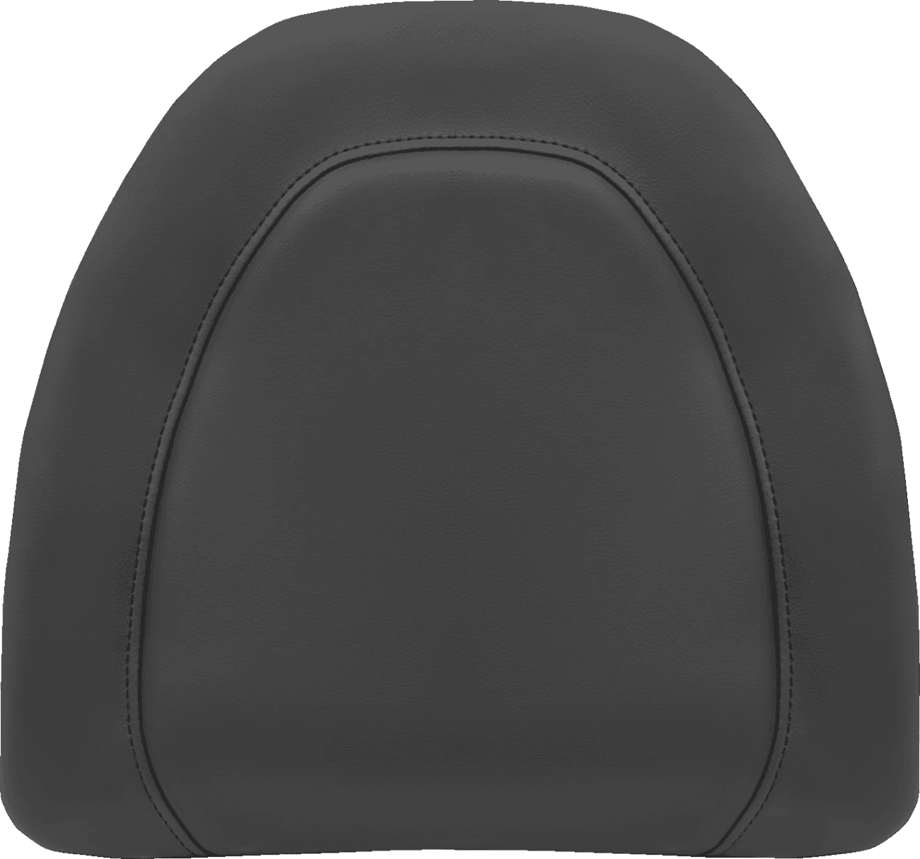 SADDLEMEN 0822-0515 Tour-Pak® Backrest Pad Cover - Black w/ Black Stitching