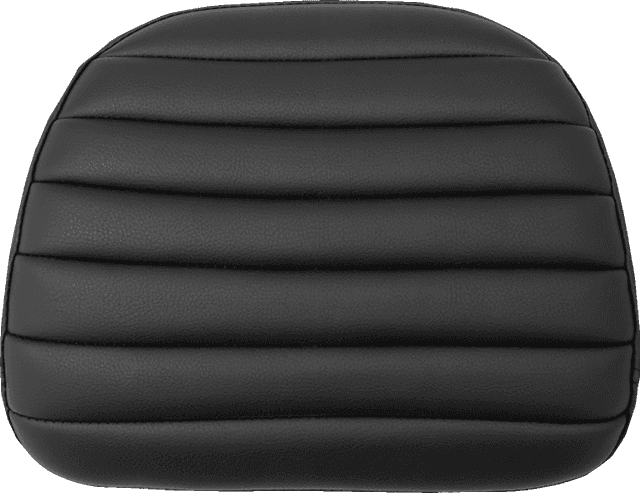 SADDLEMEN 0822-0528 Touring Sissy Bar Pad - Black - Tuck-n-Roll - Indian '14-'22