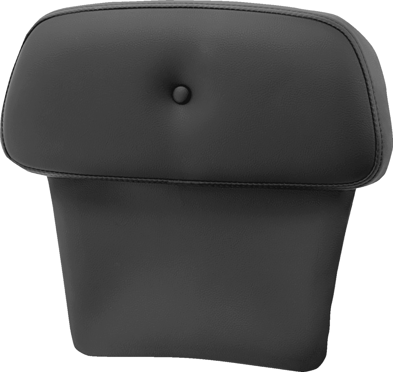 SADDLEMEN 0822-0552 Chopped Tour Pak Backrest Pad - RoadSofa™ PT - Black w/ Pillowtop - FLT/FLH '14-'23