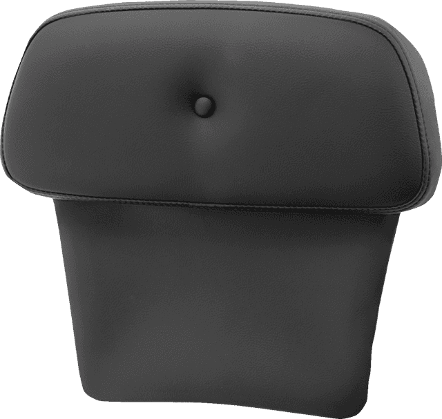 SADDLEMEN 0822-0552 Chopped Tour Pak Backrest Pad - RoadSofa™ PT - Black w/ Pillowtop - FLT/FLH '14-'23