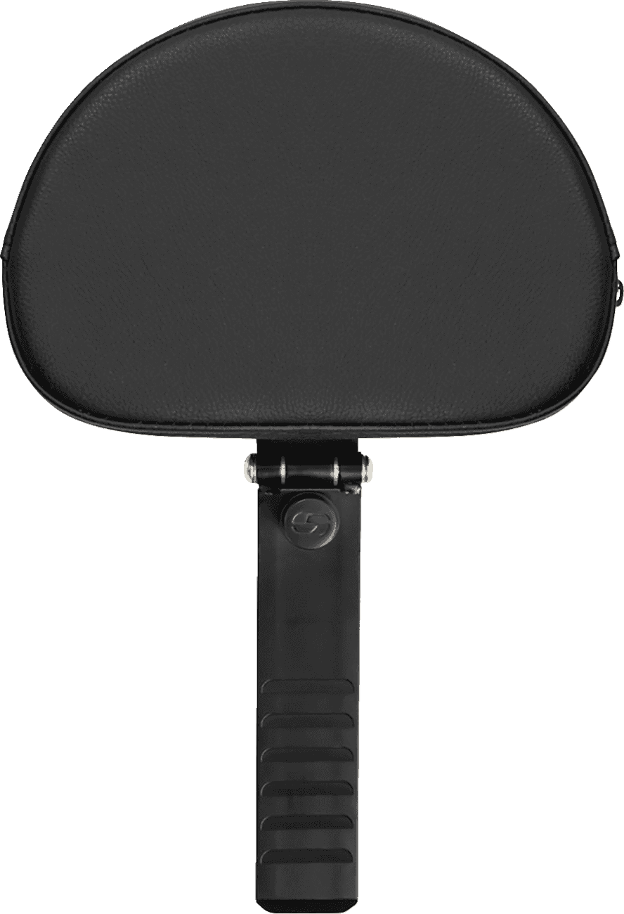 SADDLEMEN 0822-0564 Backrest - Plain - Black Stitching - XL '04-'22