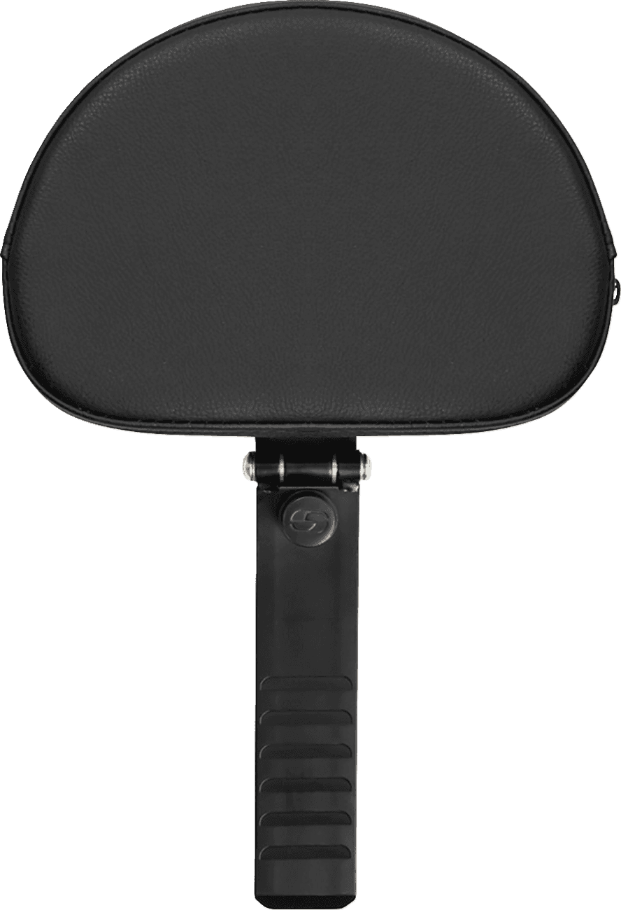 SADDLEMEN 0822-0564 Backrest - Plain - Black Stitching - XL '04-'22