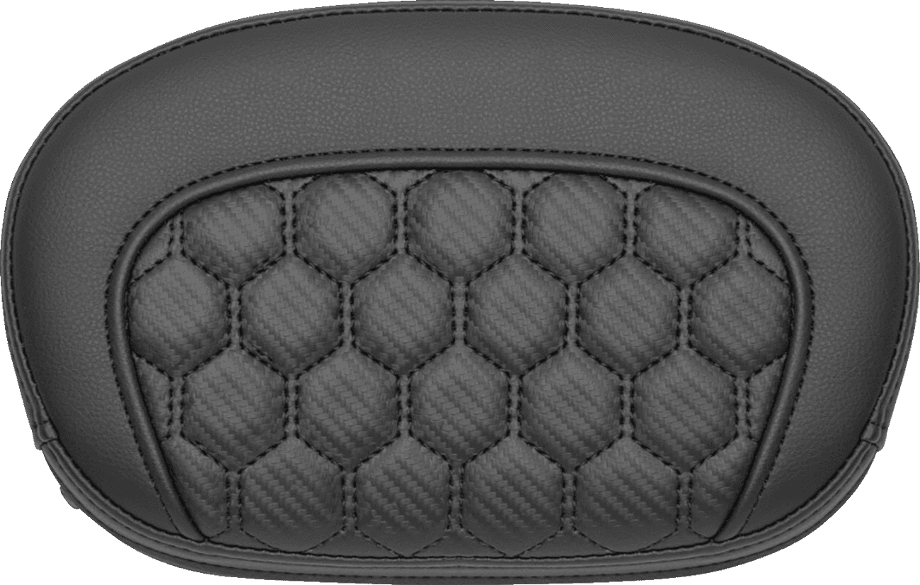 SADDLEMEN 0822-0618 Mini Contour Sissy Bar Pad - Honeycomb