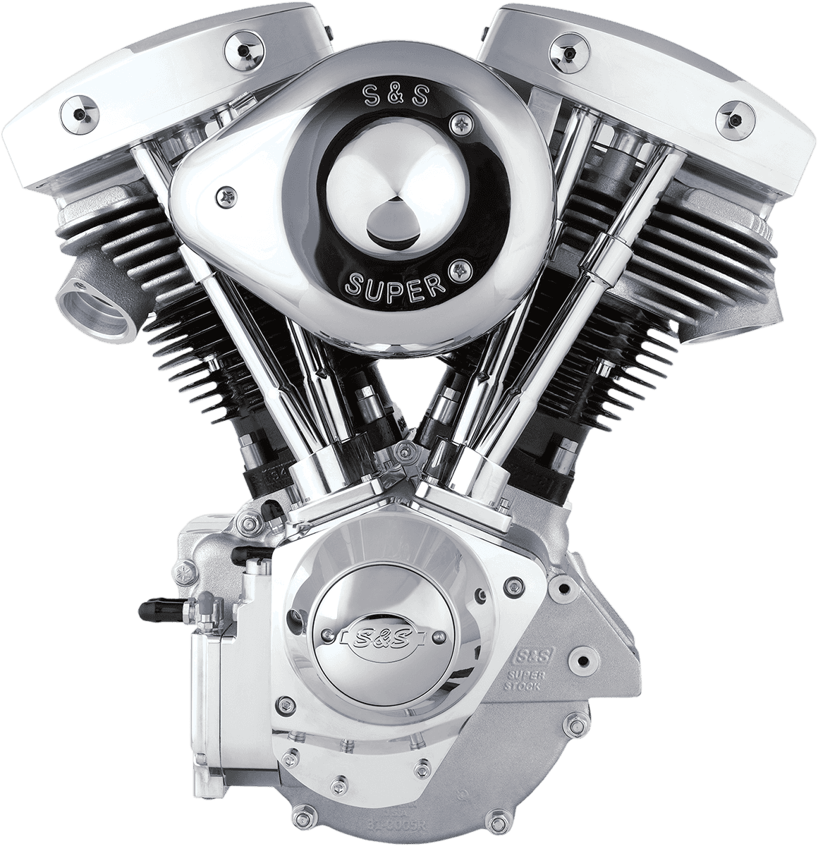 S&S CYCLE 0901-0202 SH93 Engine - Vintage-Style - Custom Chassis