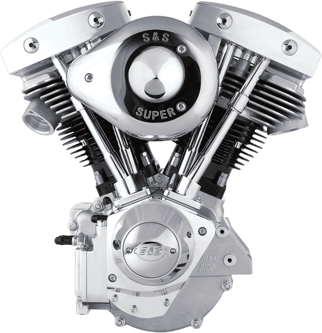 S&S CYCLE 0901-0202 SH93 Engine - Vintage-Style - Custom Chassis