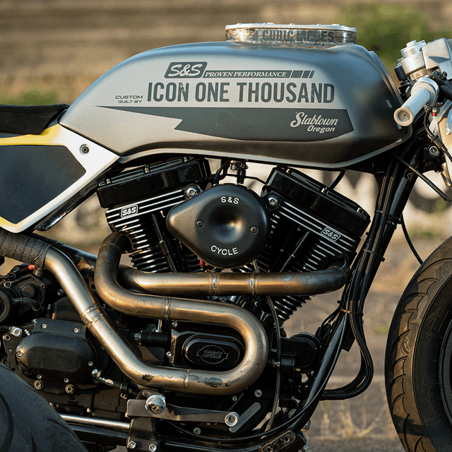 S&S CYCLE 0901-0243 T124 Long Block Engine - Black - Touring | Dyna — image 2 of 2