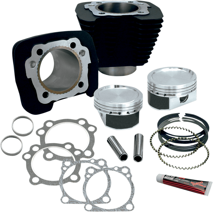 S&S CYCLE 0903-0945 1200cc Conversion Kit - XL883 - Wrinkle Black