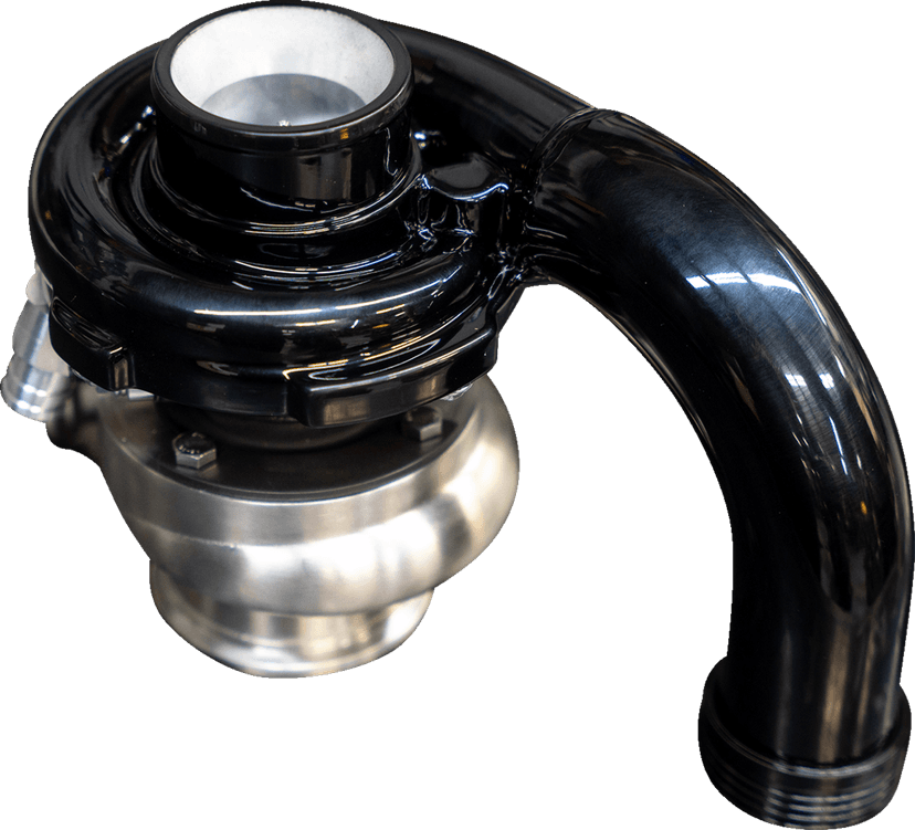 TRASK 0904-0097 Tornado Turbo Performance Kit - Black with Brushed Stainless Steel Exhaust - M8 — image 2 of 6