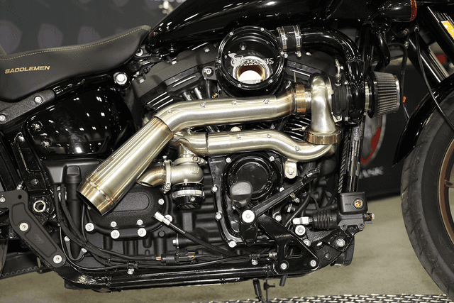 TRASK 0904-0098 Tornado Turbo Performance Kit - Polished with Brushed Stainless Steel Exhaust - M8 — image 2 of 5