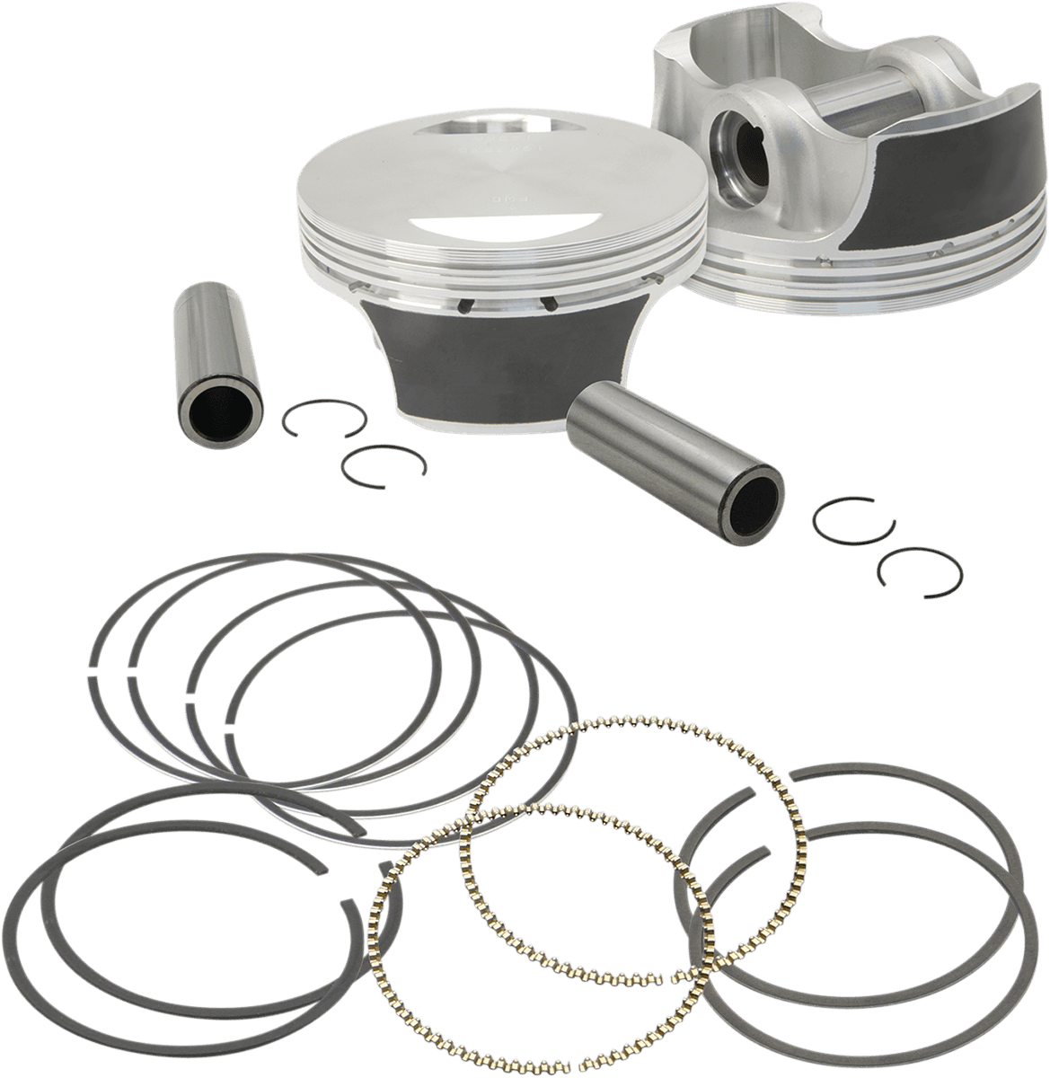 S&S CYCLE 0910-4208 Piston Kit - For 97" Big Bore Kit - 3.927" - Standard