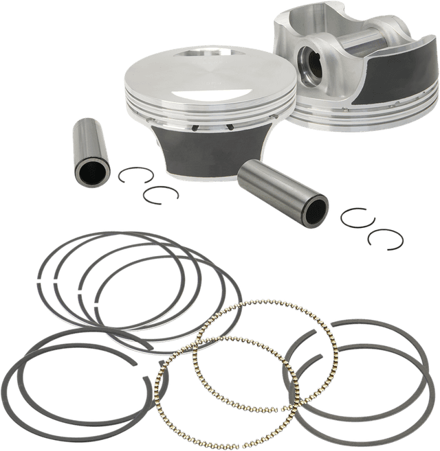 S&S CYCLE 0910-4208 Piston Kit - For 97" Big Bore Kit - 3.927" - Standard