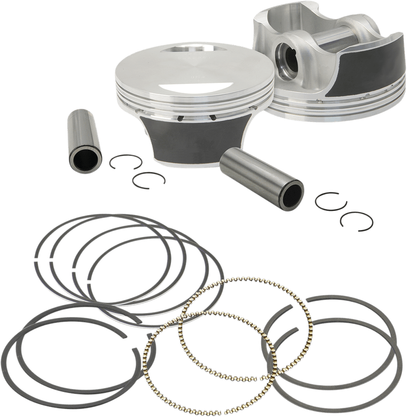 S&S CYCLE 0910-4208 Piston Kit - For 97" Big Bore Kit - 3.927" - Standard