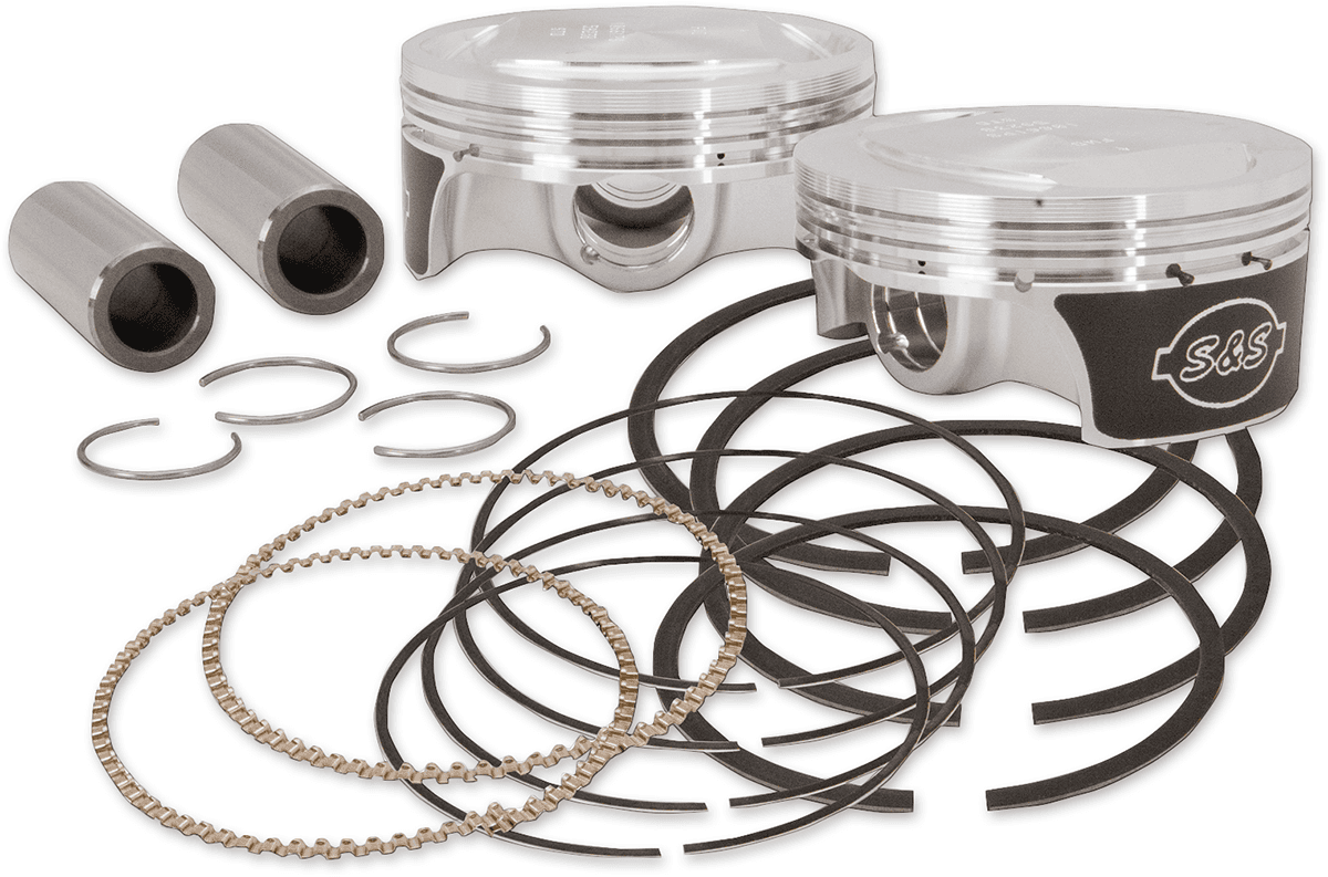 S&S CYCLE 0910-5020 Piston Kit - For 103" Hot Set Up Kit® - 3.875" - Standard