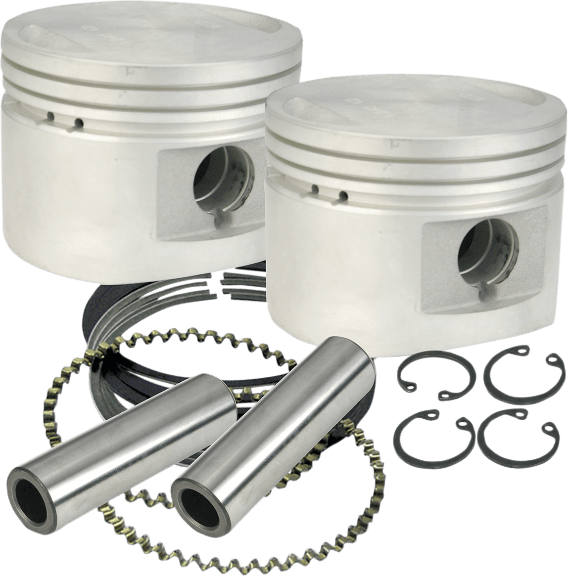 S&S CYCLE 0910-5261 Piston Kit - For 80" Stock or S&S Heads - 3.500" - Standard