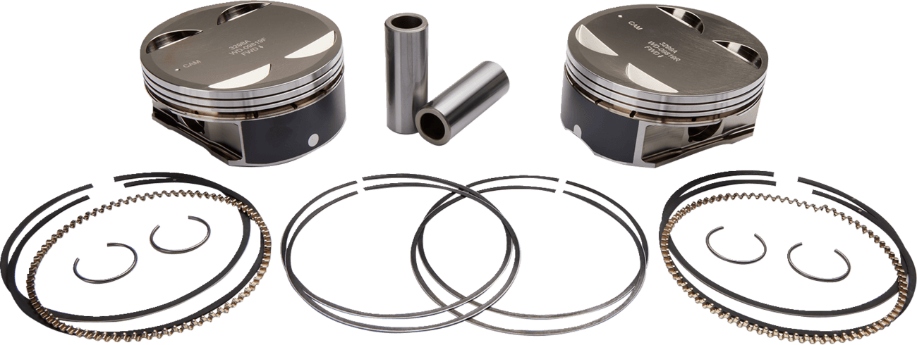 S&S CYCLE 0910-6523 Big Bore Piston Kit - 131" - +.010 - M8