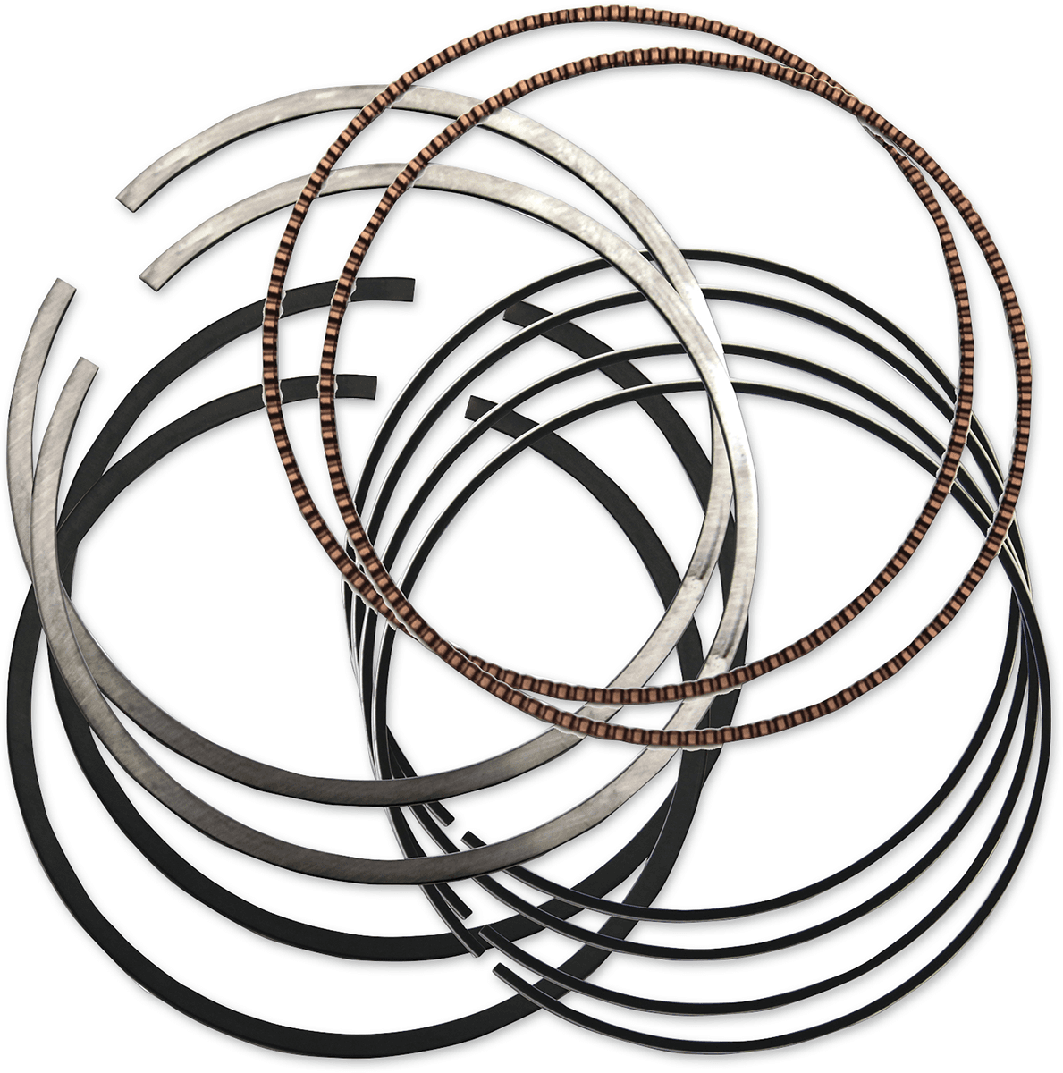 S&S CYCLE 0912-0641 Replacement Piston Rings - 4.125" - Standard