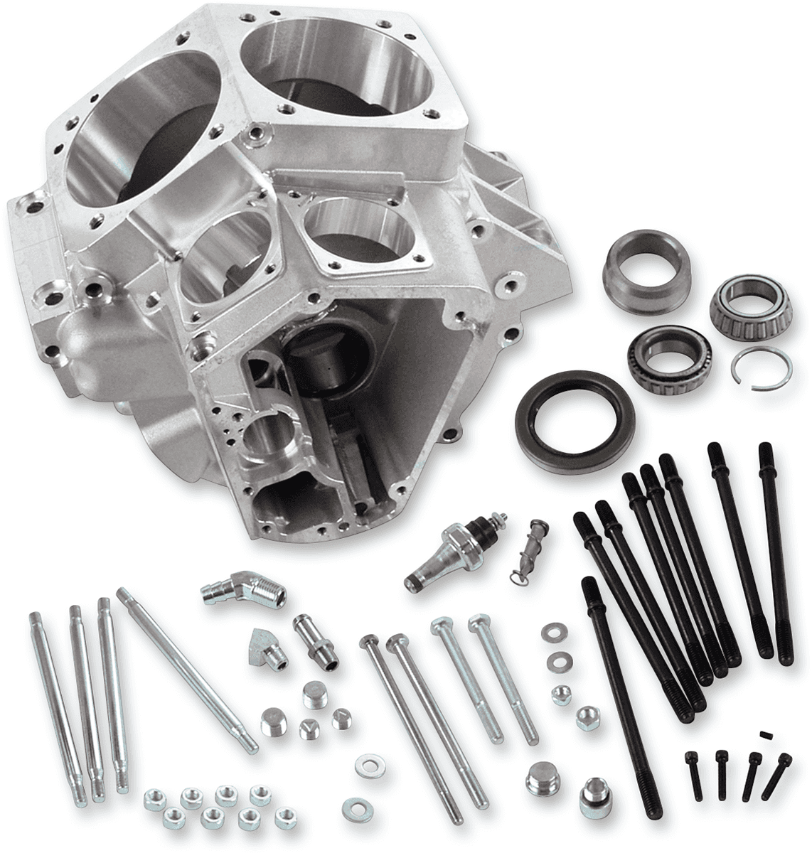 S&S CYCLE 0920-0158 Engine Case - +4.000" Bore - Special Application - Evolution Big Twin