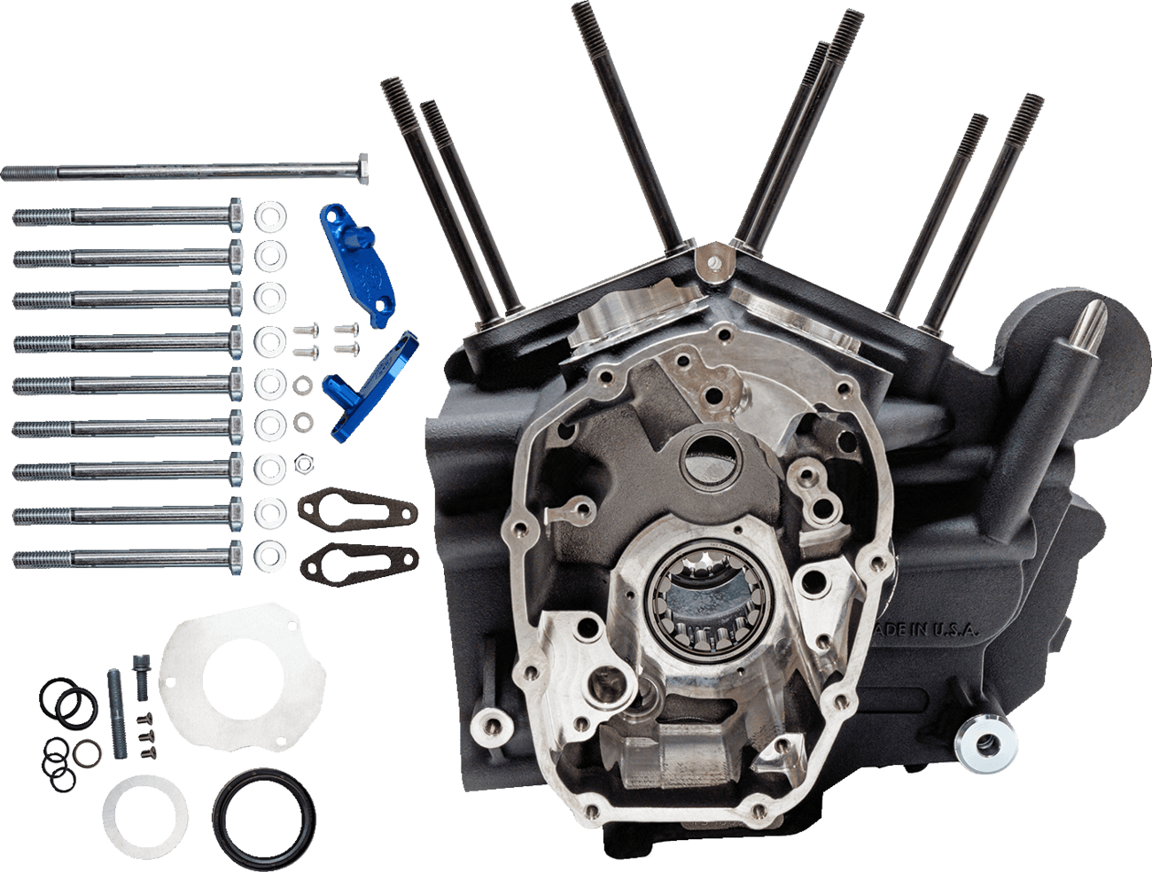 S&S CYCLE 0920-0239 Engine Case - MK-Series - Performance Replacement - M8 Touring
