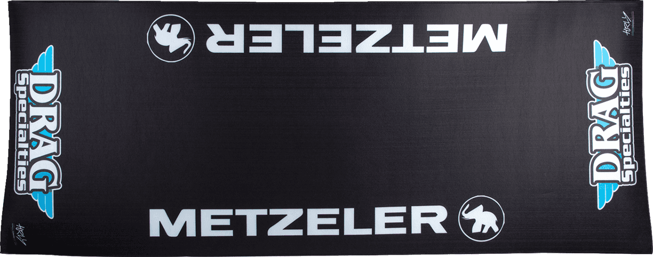 DRAG SPECIALTIES 9201-0091 Absorbent Pit Pad - Logo - Large
