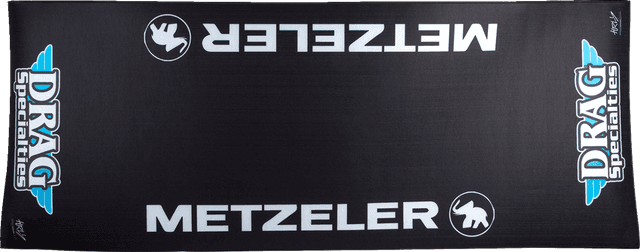 DRAG SPECIALTIES 9201-0091 Absorbent Pit Pad - Logo - Large — image 1 of 2