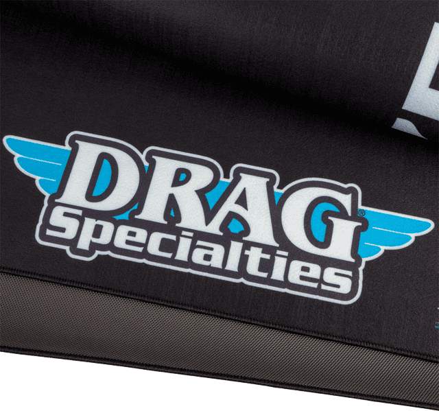 DRAG SPECIALTIES 9201-0091 Absorbent Pit Pad - Logo - Large — image 2 of 2