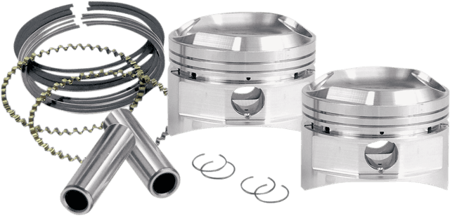 S&S CYCLE 92-1060 Piston Kit - For 88"/93"/96" Super Stock® Heads - 3.625" - Standard