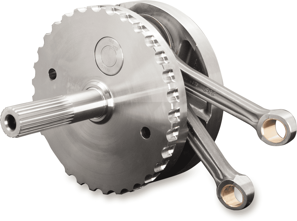 S&S CYCLE 0922-0112 Flywheel Assembly - 4-3/8" - w/o Sprocket Bearing Race - 96"/103"/110" Twin Cam "B" '07-'16