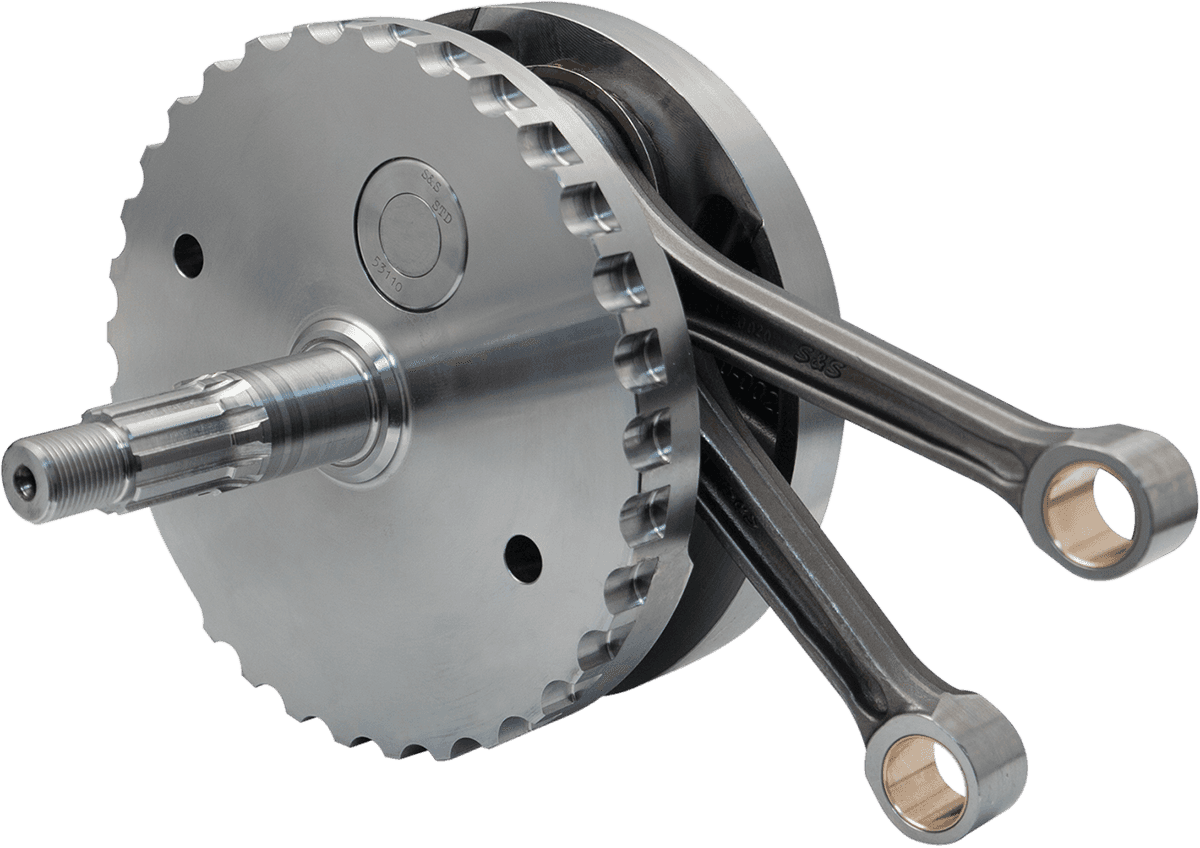 S&S CYCLE 0922-0113 Flywheel Assembly - 4.00" - w/o Sprocket Bearing Race - 88"/95"/100" Twin Cam "A" '99-'02