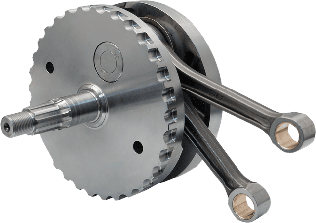 S&S CYCLE 0922-0150 Flywheel Assembly - 4-5/8" - w/o Sprocket Bearing Race - Twin Cam w/124" S&S Motor '07-'17