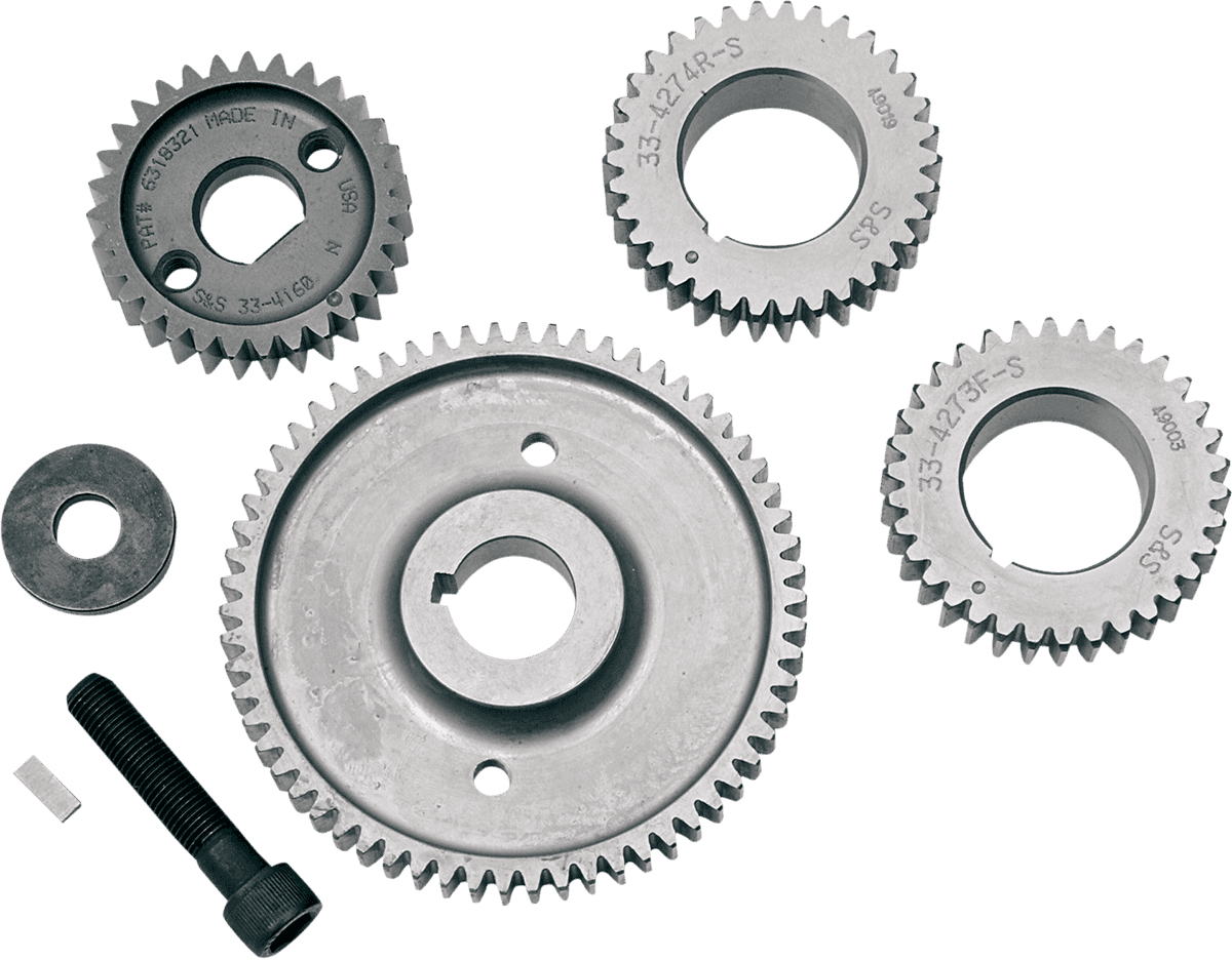 S&S CYCLE 0925-0152 4 Gear Cam Gear Drive Kit - '06 Dyna/'07-'17 Twin Cam