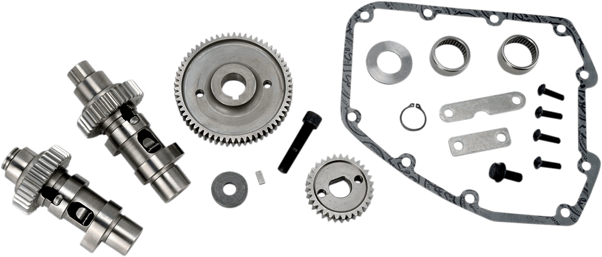 S&S CYCLE 0925-0448 Camshaft Kit - Easy Start - 551 Gear Drive - Twin Cam '07-'17