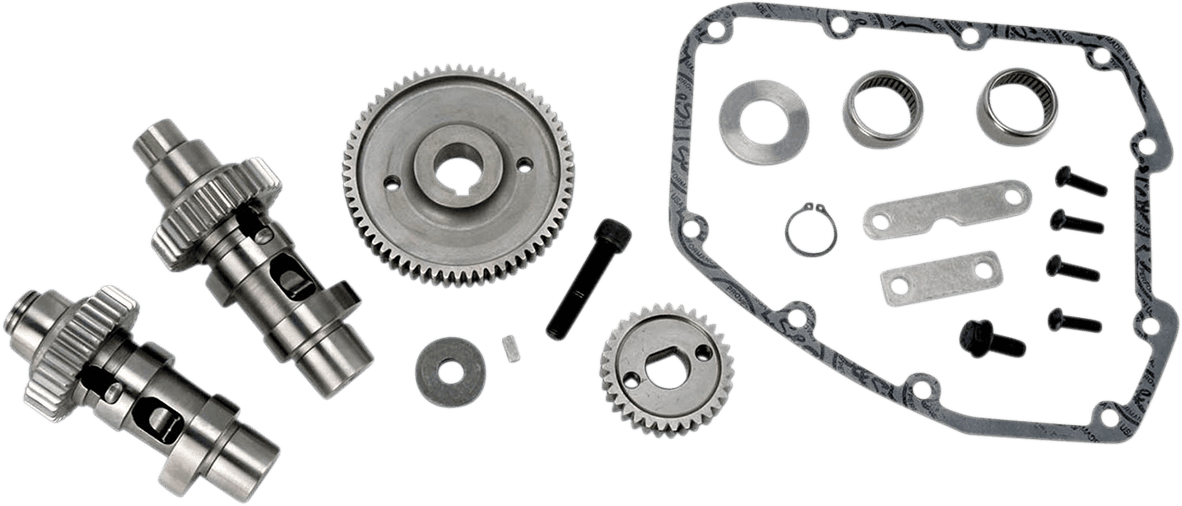 S&S CYCLE 0925-0451 Camshaft Kit - Easy Start - 585 Gear Drive - Twin Cam '07-'17 | Dyna '06