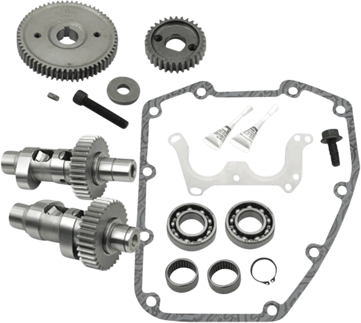 S&S CYCLE 0925-0832 Camshaft Kit - Easy Start - MR103 Gear Drive - Twin Cam '07-'17 | Dyna '06