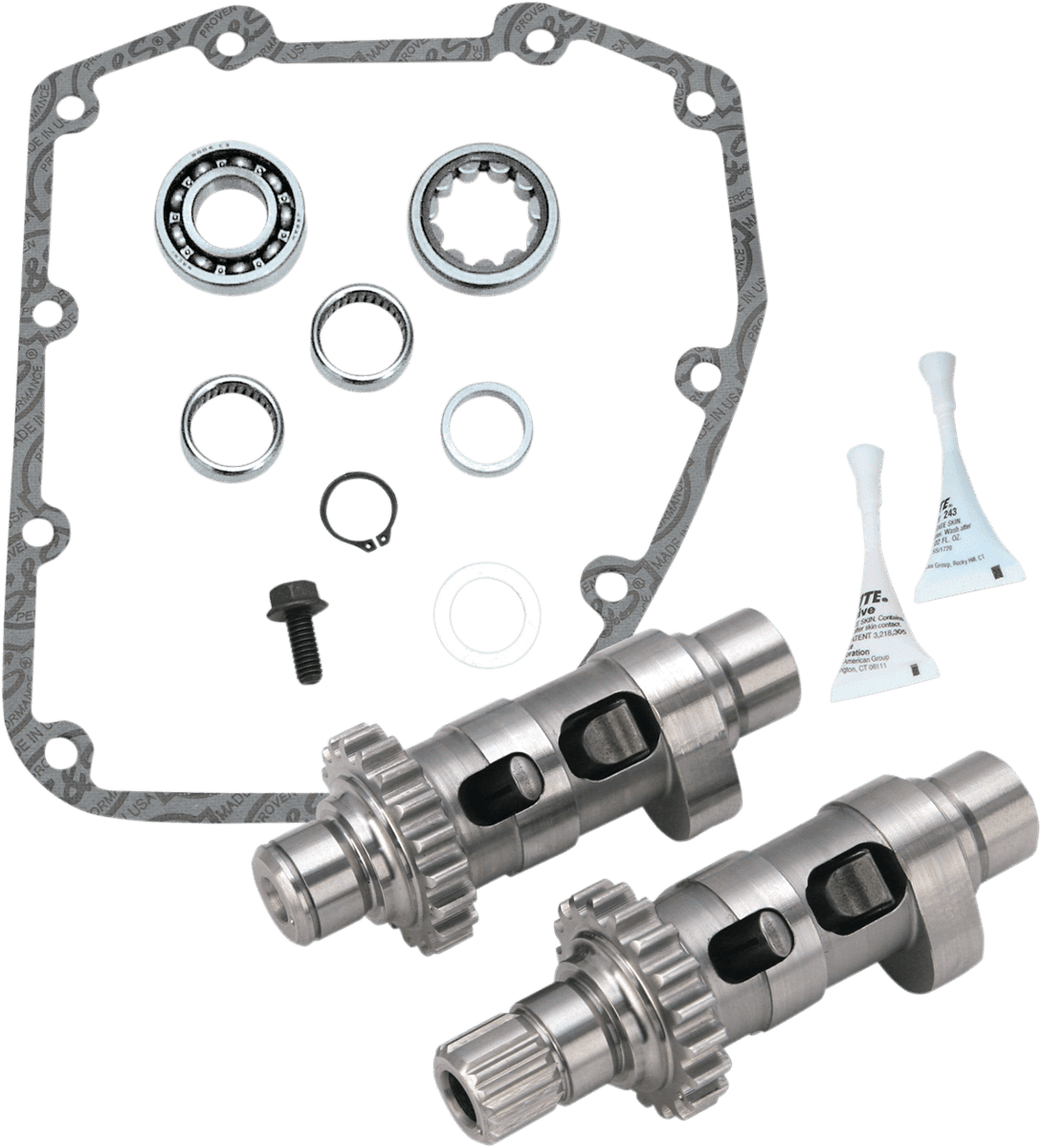 S&S CYCLE 0925-1041 Camshaft Kit - Easy Start - HP103 Chain Drive - Twin Cam '99-'06 (except '06 Dyna)