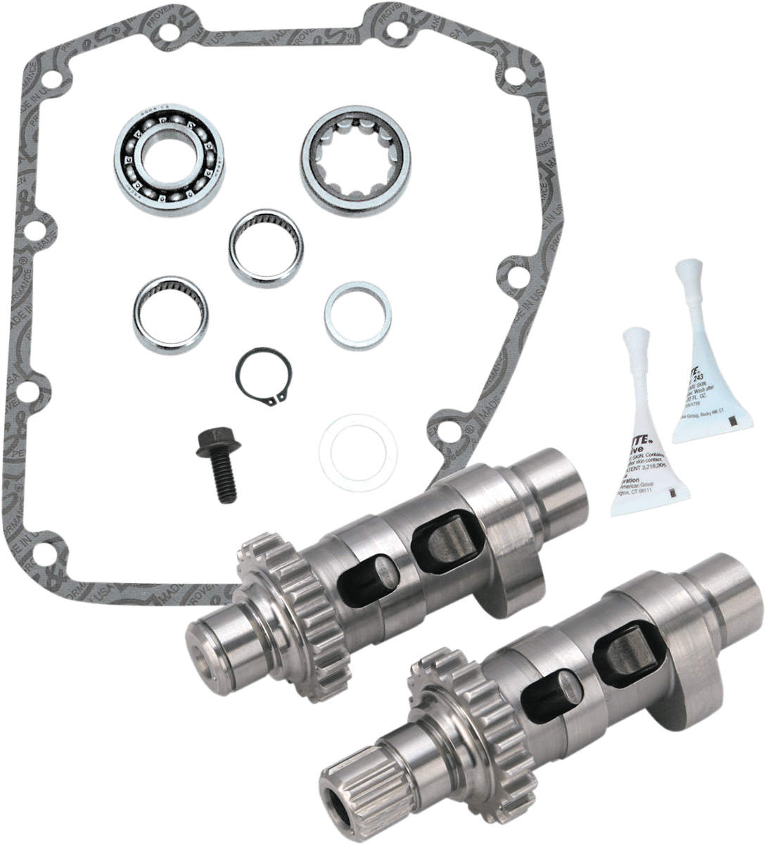 S&S CYCLE 0925-1041 Camshaft Kit - Easy Start - HP103 Chain Drive - Twin Cam '99-'06 (except '06 Dyna)