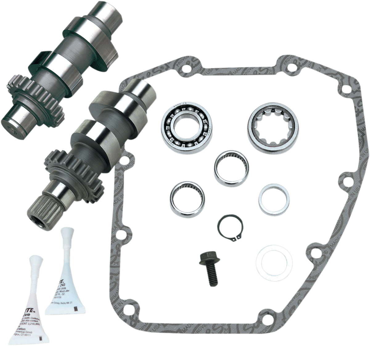 S&S CYCLE 0925-1043 Camshaft Kit - MR130 Chain Drive - Twin Cam '99-'06 (except '06 Dyna)