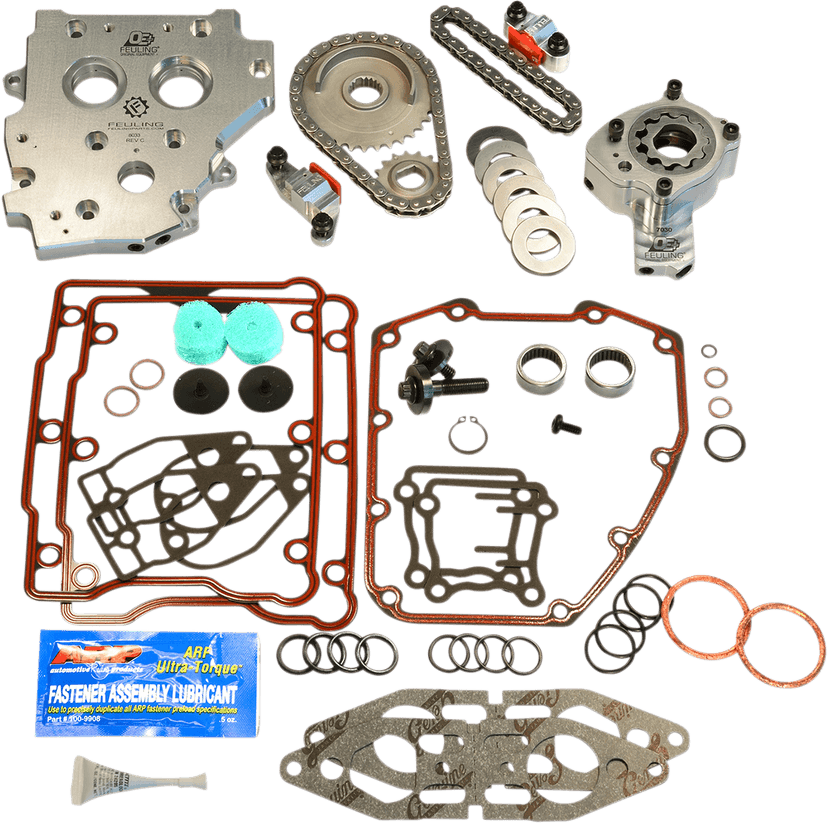 FEULING OIL PUMP CORP. 0925-1060 Conversion Camshaft Hydraulic Tensioner Kit - Twin Cam with Cam Position Sensor