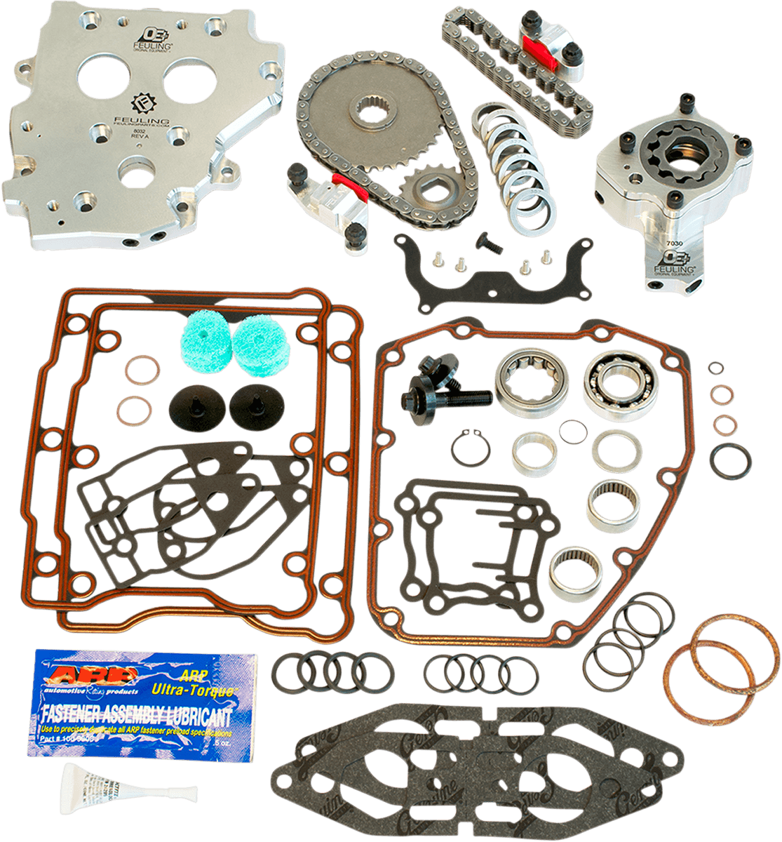 FEULING OIL PUMP CORP. 0925-1063 Conversion Camplate Hydraulic Cam Chain Tensioner - Factory Style - Twin Cam w/o Cam Sensor