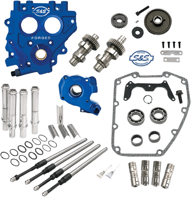S&S CYCLE 0925-1099 Cam Chest with Plate Kit - 510G - Standard Cams - Twin Cam